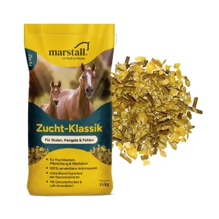 Marstall Zucht-Klassik - Für Stuten, Hengste und Fohlen - Pferdefutter 15 Kg