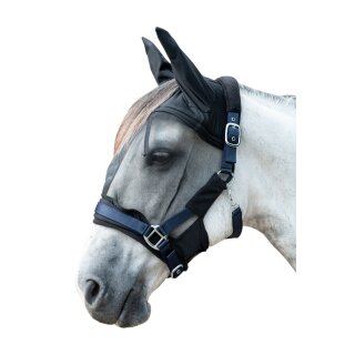 Fliegenschutzmaske Premium - schwarz - Gr. Mini Shetty