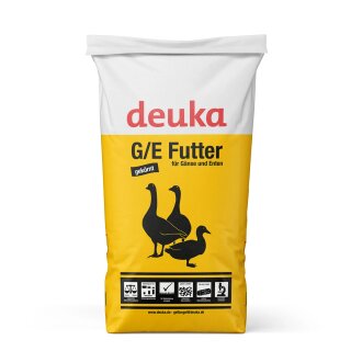 Deuka G/E Futter gek. - Mast- und Reifefutter für Gänse und Enten - 25 Kg