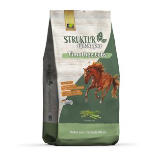 Nature´s Best Struktur Natur Timothee Cobs - Für Pferde mit Stoffwechselproblemen - 15 Kg Sack