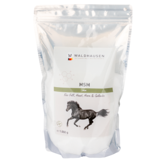 Waldhausen MSM - für Fell, Gelenke, Haut und Horn - Pulver - 1 Kg Tüte