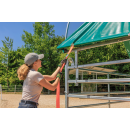 Mobiles Weidezelt - Weideunterstand - Rundbogenform - 360x300cm - Lagerware